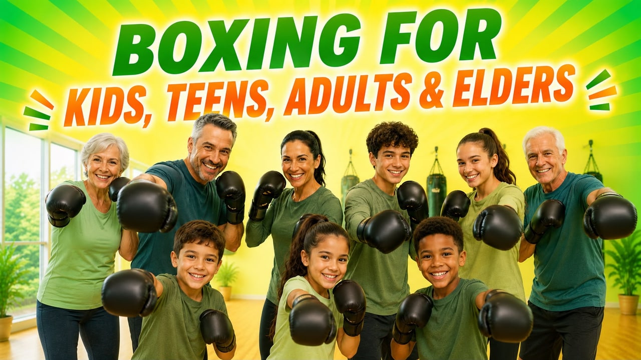 Boxing for kids, teens, adults, and elders workout option artwork